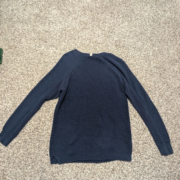 LUNYA Blue Waffle Knit Long Sleeve Top - Picture 7 of 10